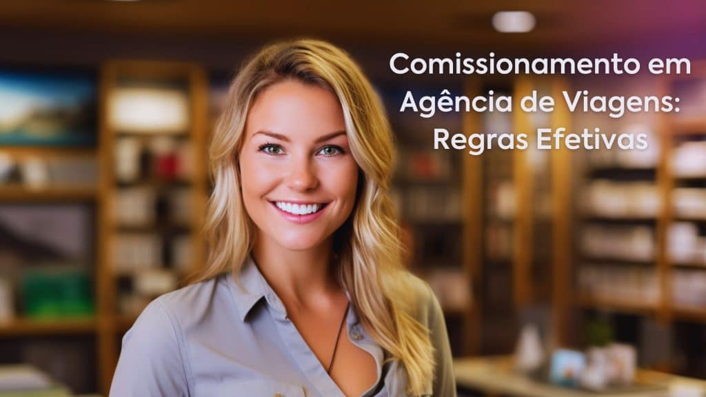 Agente de viagens contente por ter um comissionamento adequado a suas responsabilidades